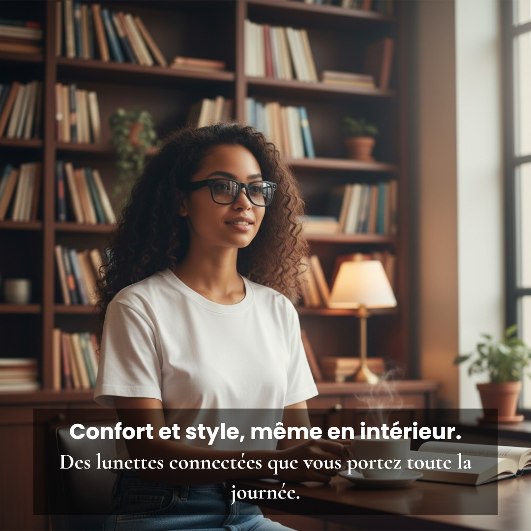 Opticam – Lunettes connectées intelligentes avec caméra HD, audio Bluetooth et assistant vocal intégré