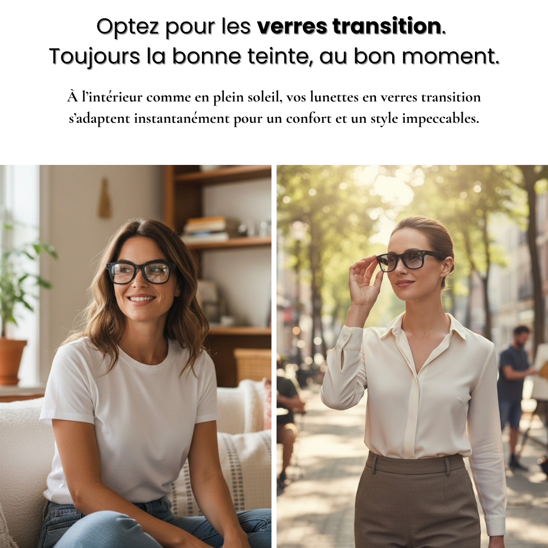 Opticam – Lunettes connectées intelligentes avec caméra HD, audio Bluetooth et assistant vocal intégré